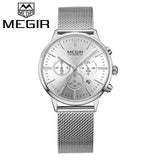 2018 MEGIR Luxury Brand Woman Quartz Watch