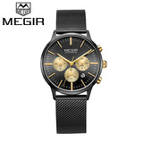 2018 MEGIR Luxury Brand Woman Quartz Watch