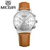 2018 MEGIR Luxury Brand Woman Quartz Watch