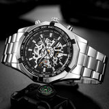 WINNER Men Sport Mechanical Watch Mens