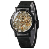 WINNER Classic Golden Mechanical Mens Watches