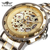Men Skeleton Mechanical Watch