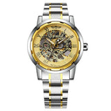 Men Skeleton Mechanical Watch