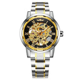 Men Skeleton Mechanical Watch