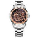 Men Skeleton Mechanical Watch