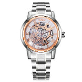 Men Skeleton Mechanical Watch