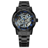 Men Skeleton Mechanical Watch