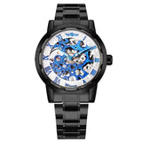Men Skeleton Mechanical Watch