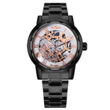 Men Skeleton Mechanical Watch