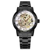 Men Skeleton Mechanical Watch