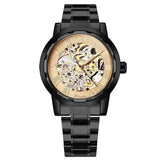 Men Skeleton Mechanical Watch